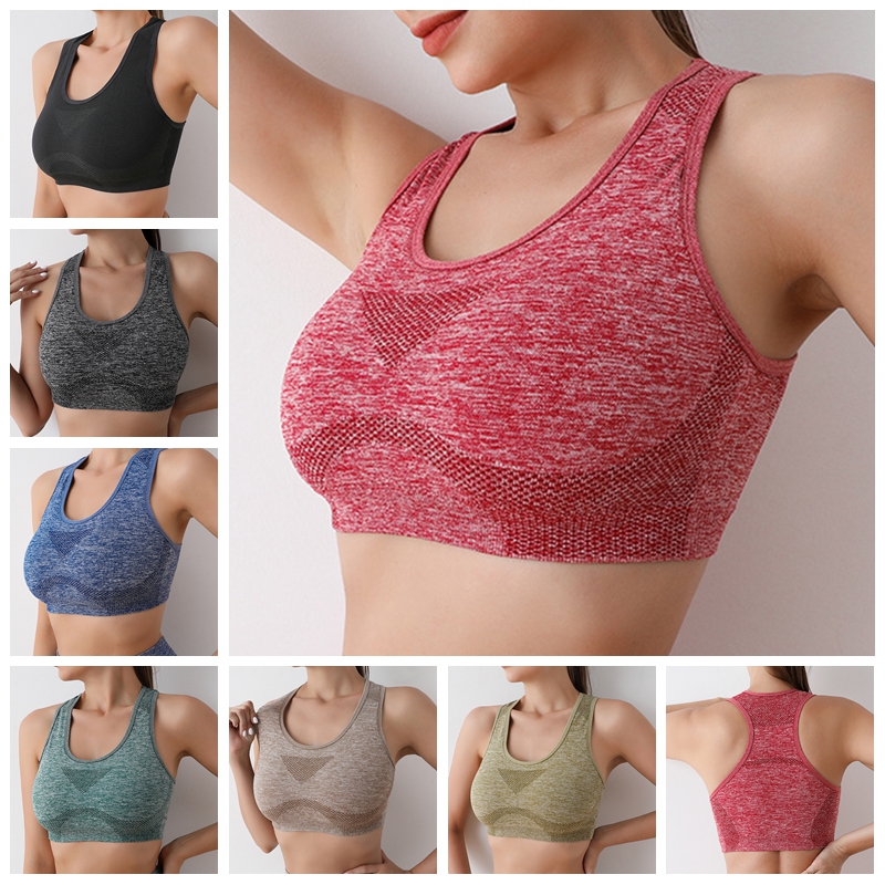 Running Gear Vest - Women Sports Bra Top Push Up