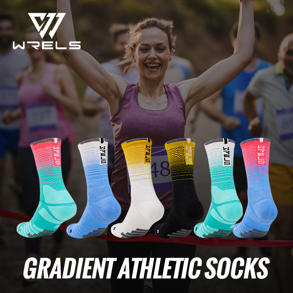 Anti Blister Sock - WRELS 1/2/3 Cushioned Sports Athletic Socks
