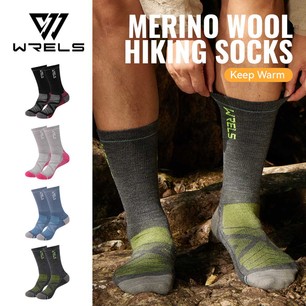 Anti Blister Sock - WRELS 1/2/3 Merino Wool Socks Thermal