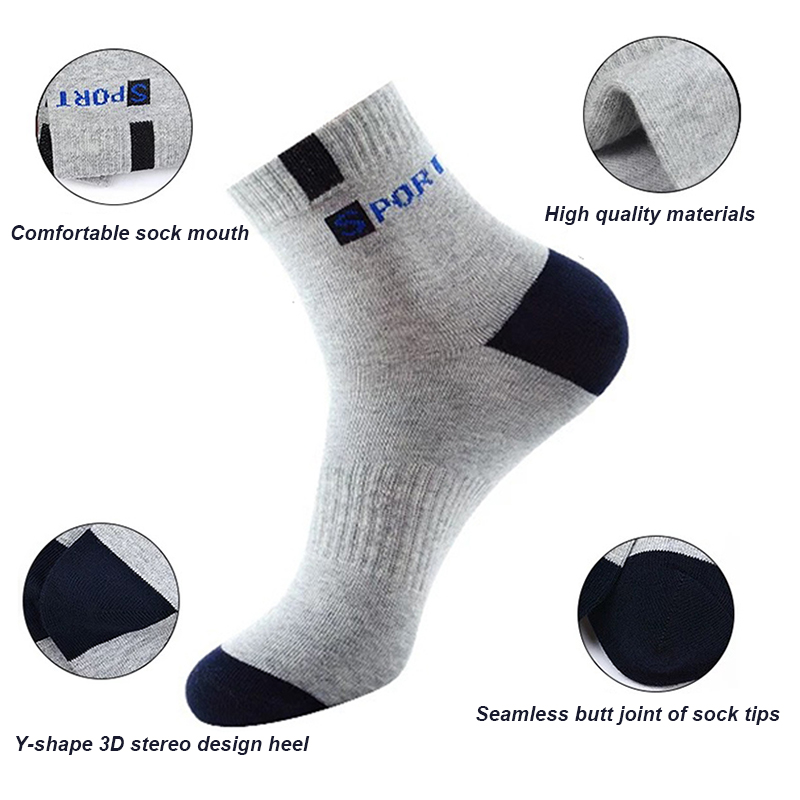 5 Pairs Size 37-43 Men Bamboo  - đánh giá và giá Anti Blister Sock