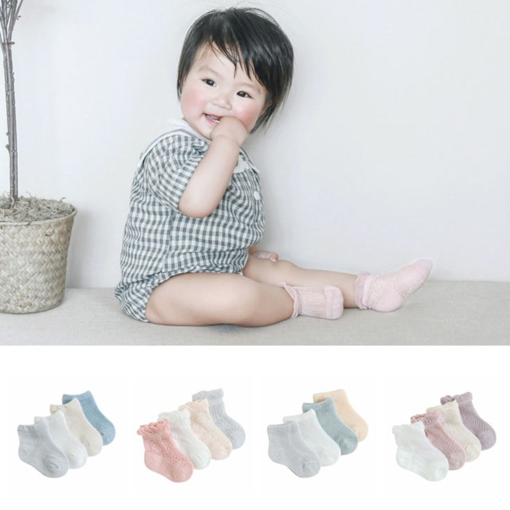4Pairs Sweet Cotton Baby Ruffl - đánh giá và giá Anti Blister Sock