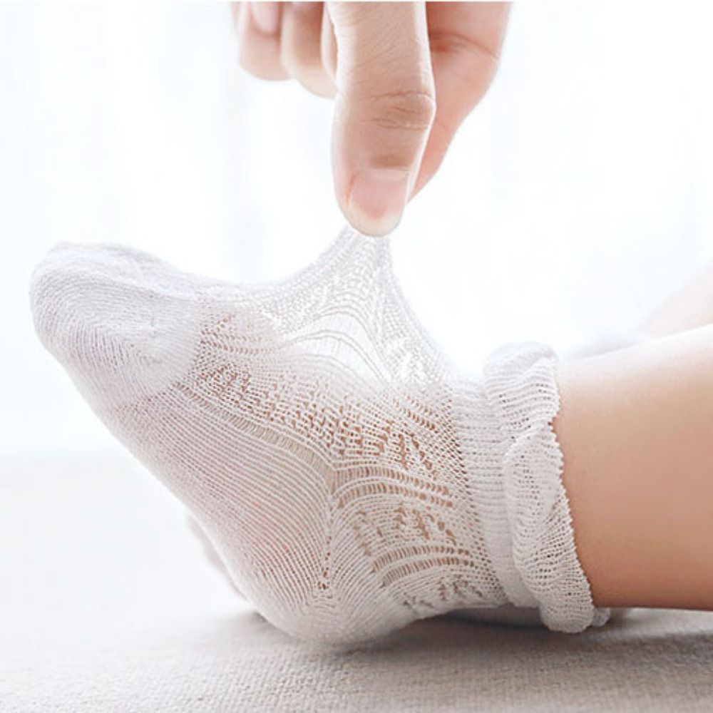 4Pairs Sweet Cotton Baby Ruffl - đánh giá và giá Anti Blister Sock