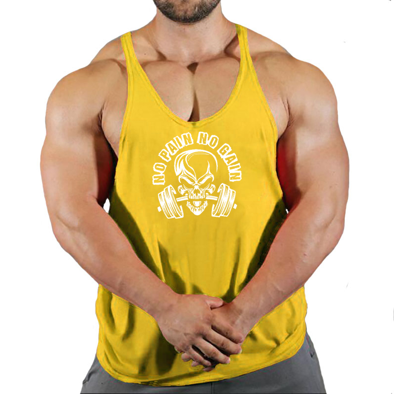 New Hot Sale Mens Printed Tank - đánh giá và giá Running Gear Vest
