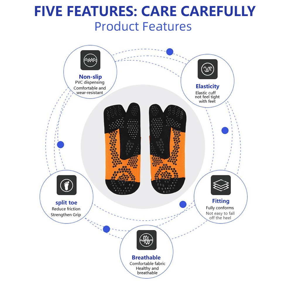 LOOGDEEL Two-toe Non-slip Sili - đánh giá và giá Anti Blister Sock