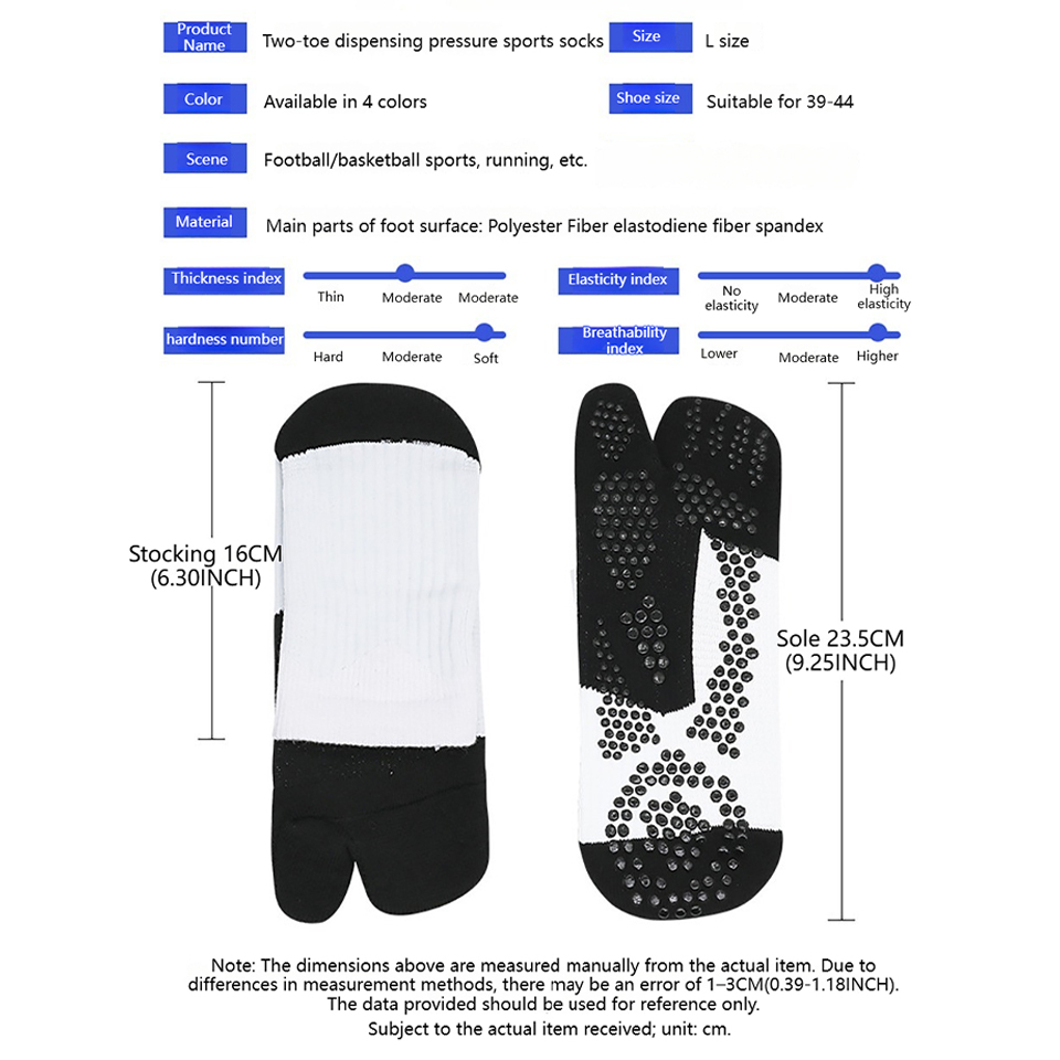 LOOGDEEL Two-toe Non-slip Sili - đánh giá và giá Anti Blister Sock