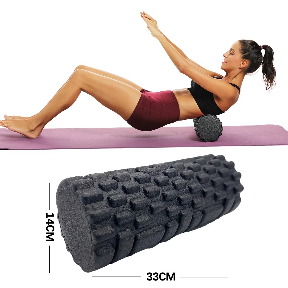 30/33cm Fitness Foam Roller Yo - đánh giá và giá Muscle Roller Stick