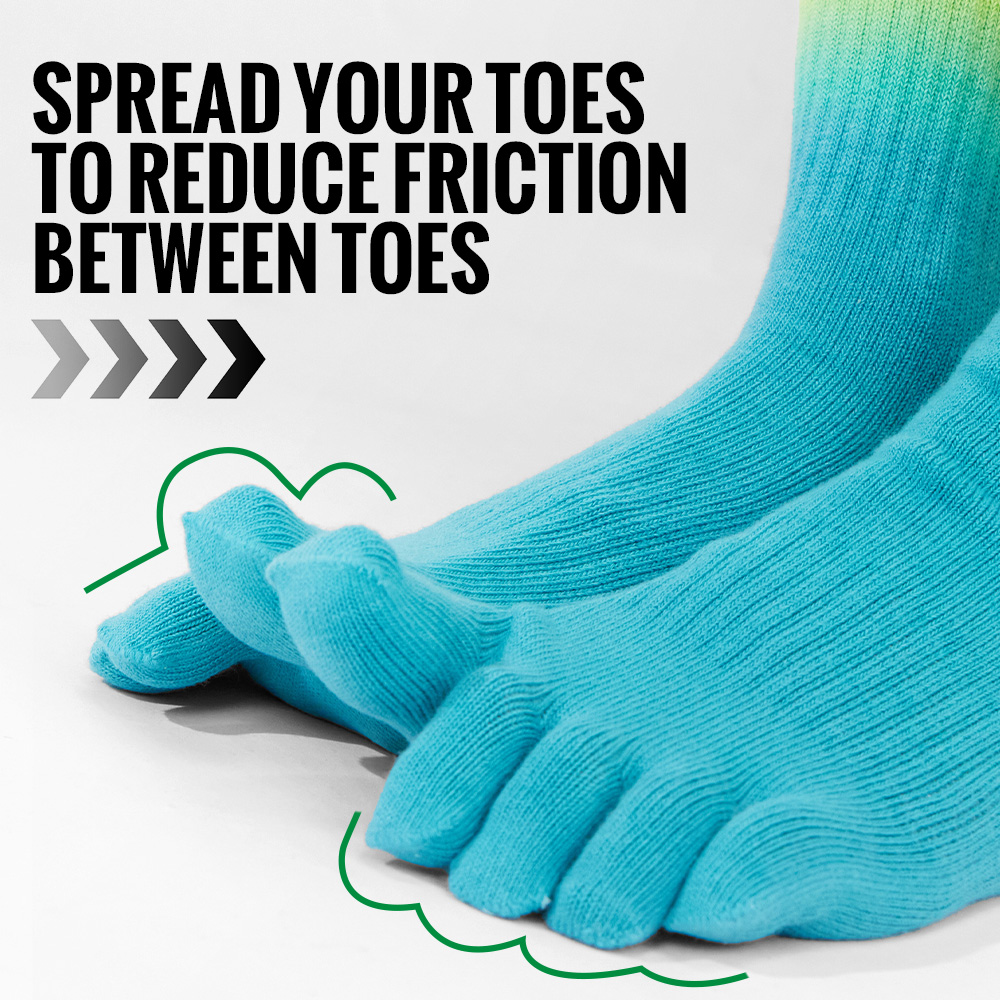 WRELS Toe Socks Cotton Athleti - đánh giá và giá Anti Blister Sock