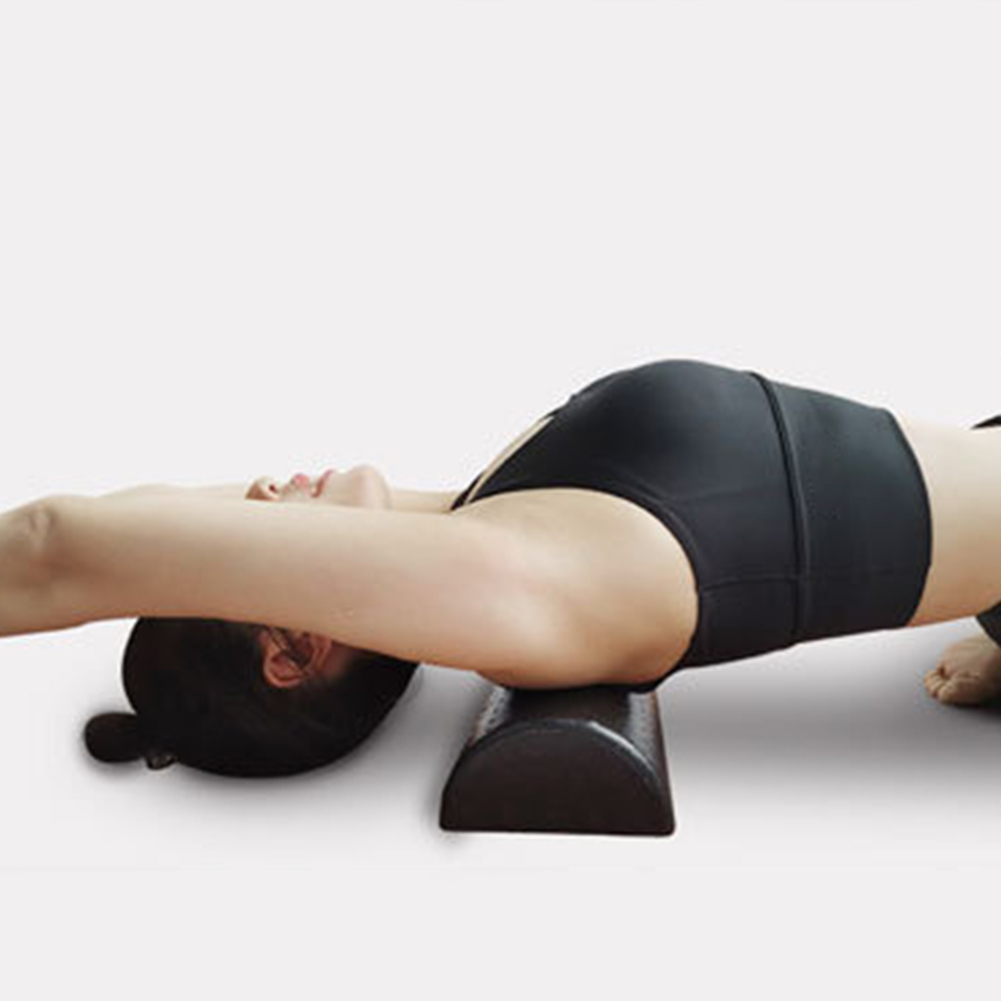 Half Round Yoga Massage Roller - đánh giá và giá Muscle Roller Stick