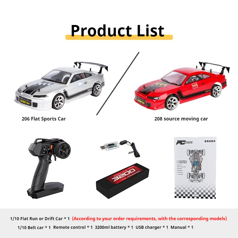 PDracing Hot Selling 1/10 Four - đánh giá và giá Running Gear In A Car